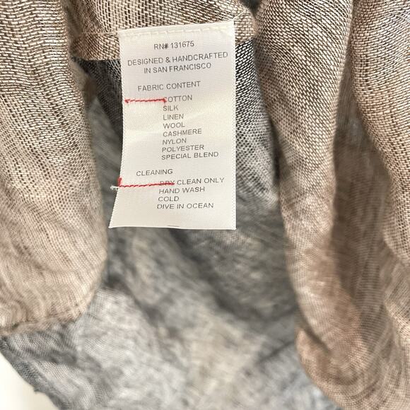 Harputs Own San Francisco Special Blend Wrap Dress Womens Size 1 Silk Cashmere - Picture 6 of 6